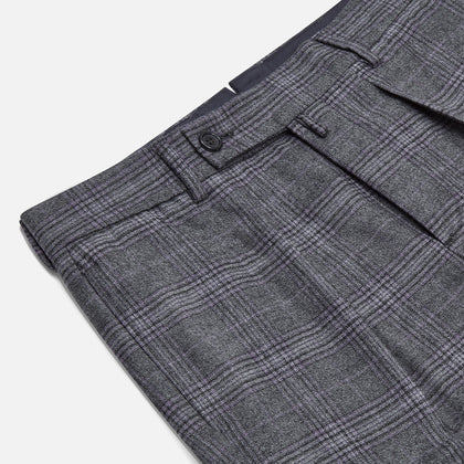 Grey Check Edward Trousers