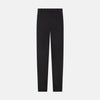View 1 of product The Turnbull & Asser UK Dark Chocolate William Trousers are straight-leg dress pants with subtle pleats, belt loops, and a waistband, showcased against a plain white background.