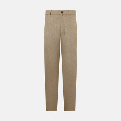 Sand Linen Amberley Trousers