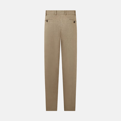 Sand Linen Amberley Trousers Image 2