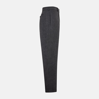 Ash Linen Amberley Trousers Image 3