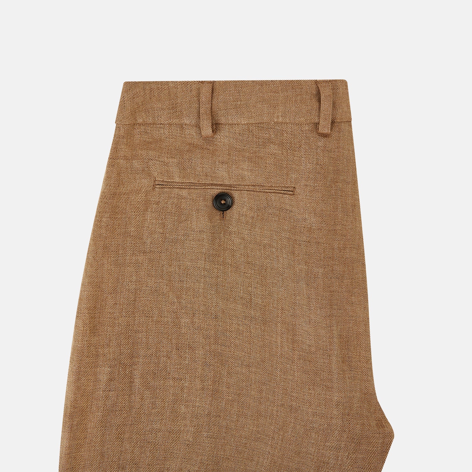 View 5 of product Camel Linen Amberley Trousers 54