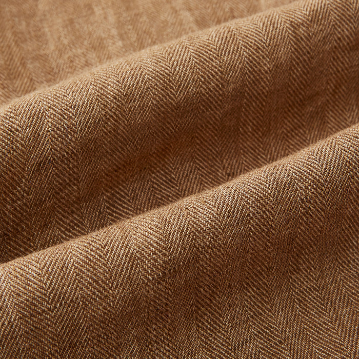 Camel Linen Amberley Trousers Image 6