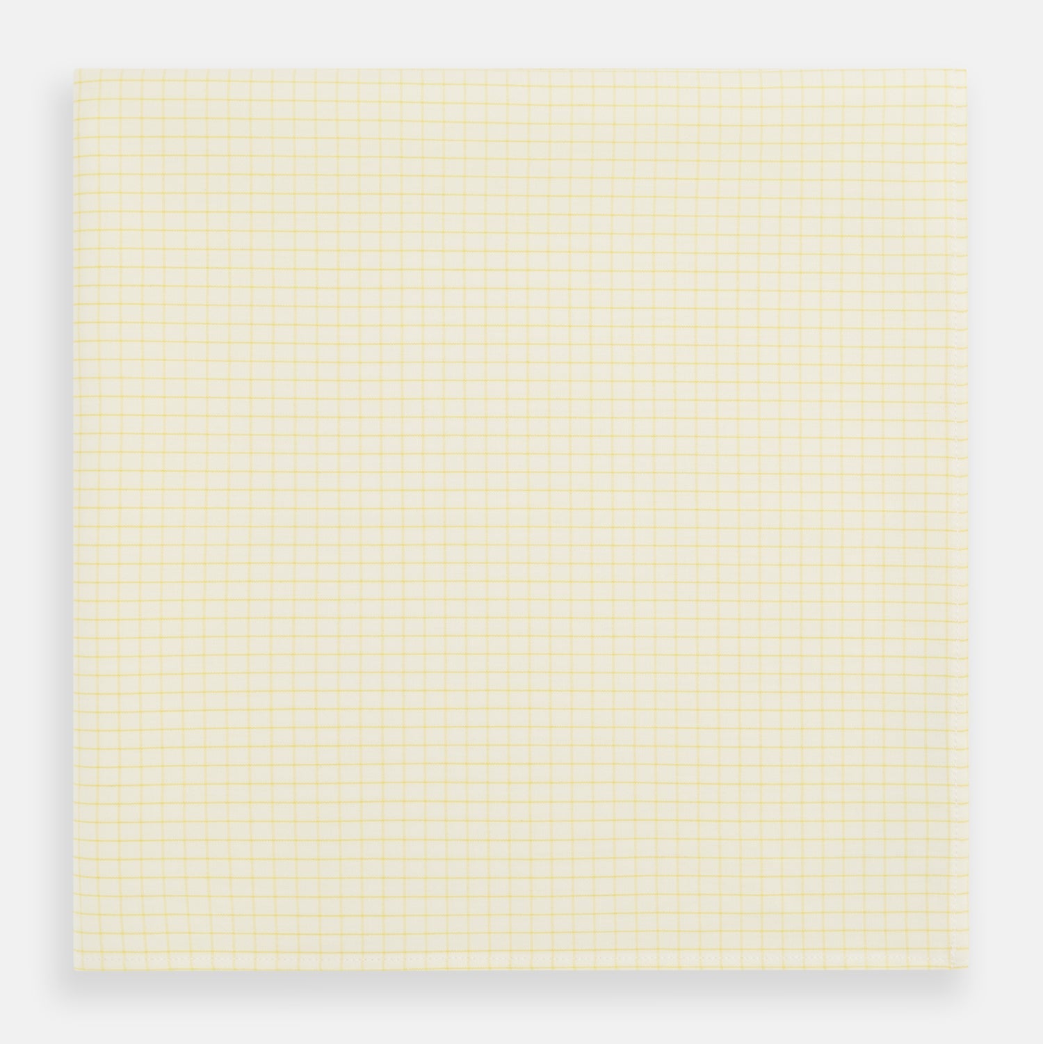 Image 1 of product Yellow Graph Check Handkerchief