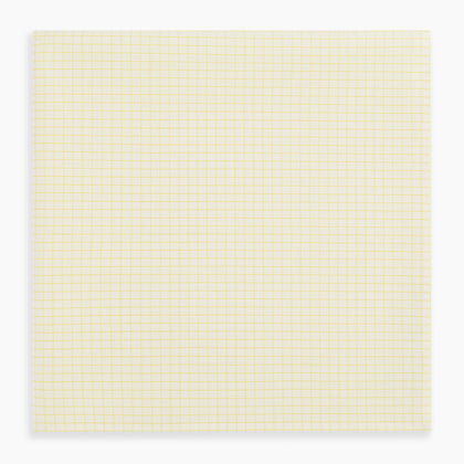 Yellow Graph Check Handkerchief Image 3