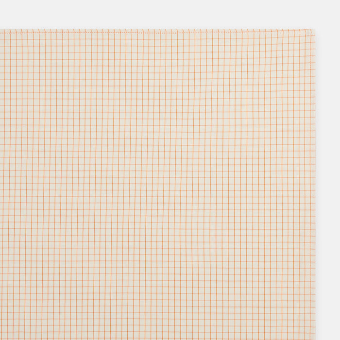 Orange Graph Check Handkerchief Image 1