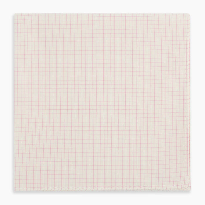 Pink Graph Check Handkerchief Image 3