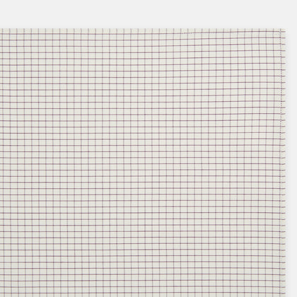 Purple Graph Check Handkerchief