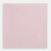 View 1 of product The Turnbull & Asser Pink Pencil Stripe Handkerchief, crafted from soft cotton, is neatly folded and displayed on a white background—a sophisticated formal accessory for any occasion.