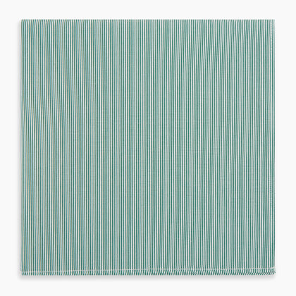 Green Pencil Stripe Handkerchief Image 3