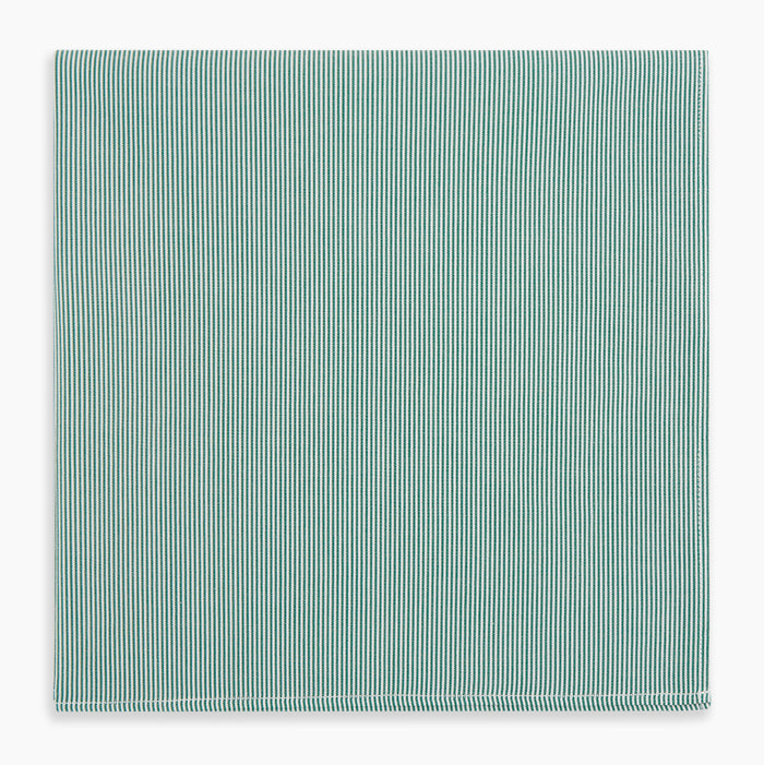 Green Pencil Stripe Handkerchief Image 3