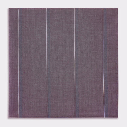 Porto Red Track Stripe Hand-Rolled Handkerchief Image 3