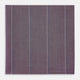 The Porto Red Track Stripe Hand-Rolled Handkerchief by Turnbull & Asser UK is a square piece of fabric in a rich red hue, featuring thin, evenly spaced vertical stripes and a subtle woven texture, expertly crafted in England with hand-rolled edges for a refined finish.