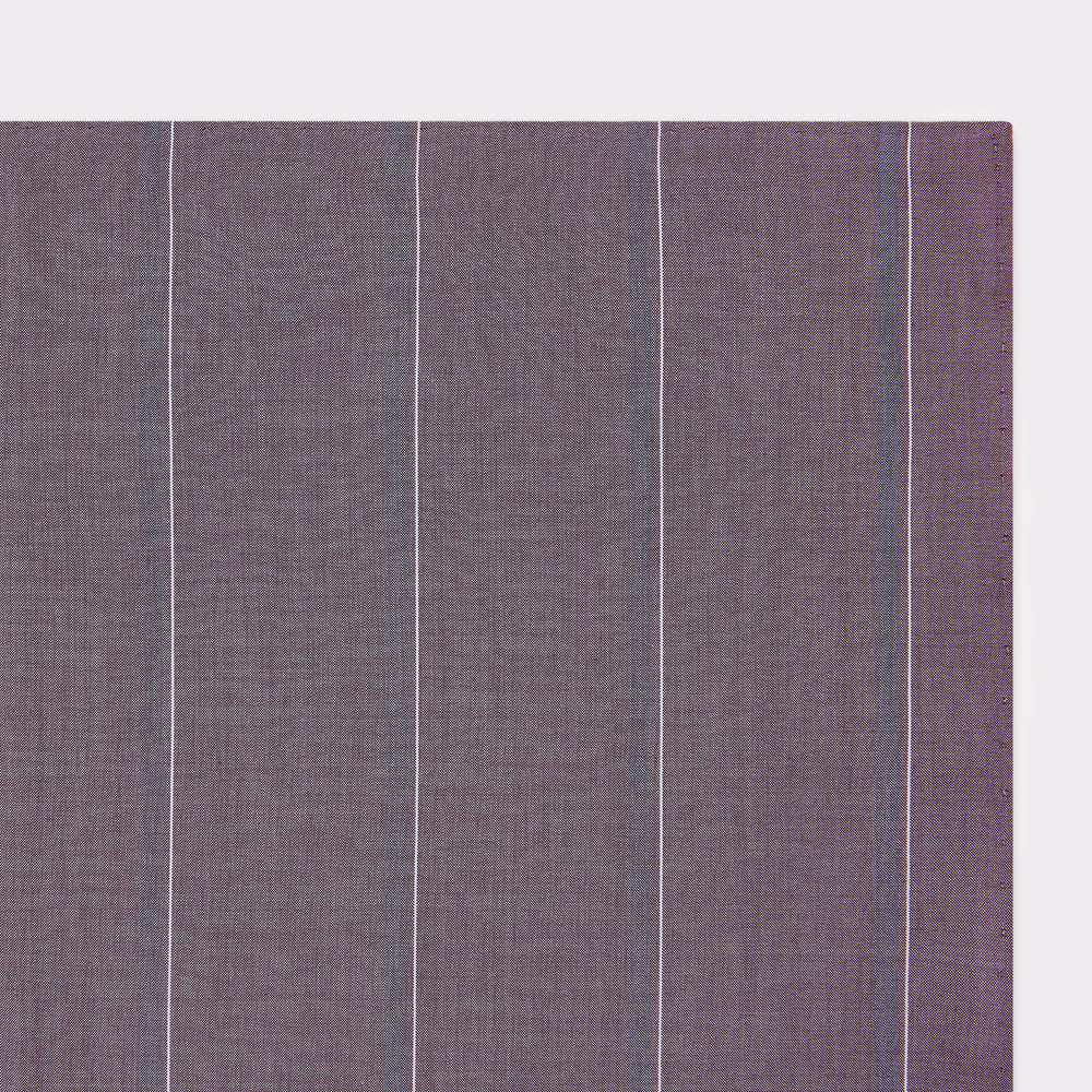 Porto Red Track Stripe Hand-Rolled Handkerchief