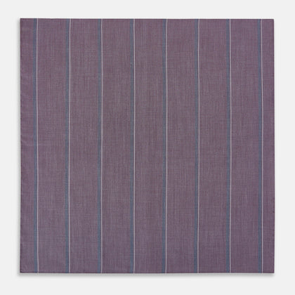 Porto Red Track Stripe Hand-Rolled Handkerchief Image 2