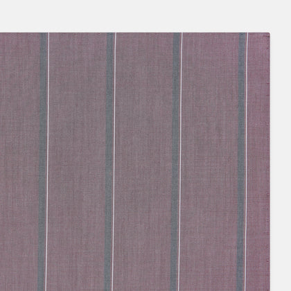 Cerise Red Track Stripe Hand-Rolled Handkerchief Image 1