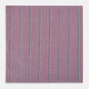 View 3 of product Cerise Red Track Stripe Hand-Rolled Handkerchief