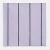 View 1 of product Lilac Track Stripe Hand-Rolled Handkerchief