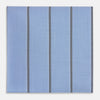 View 1 of product Sky Blue Track Stripe Hand-Rolled Handkerchief