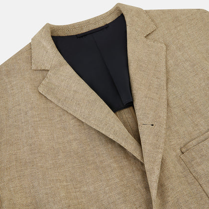 Sand Linen Amberley Blazer Image 1
