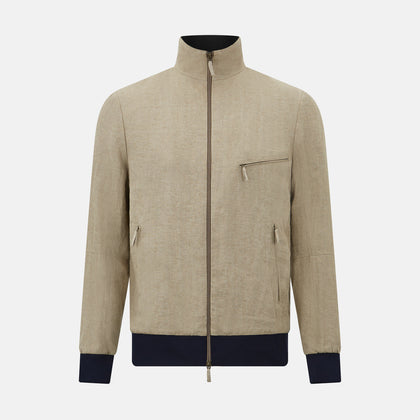 Fairway Sand Golf Jacket in Linen