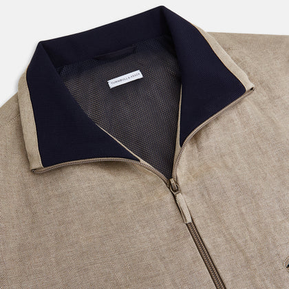 Fairway Sand Golf Jacket in Linen Image 1