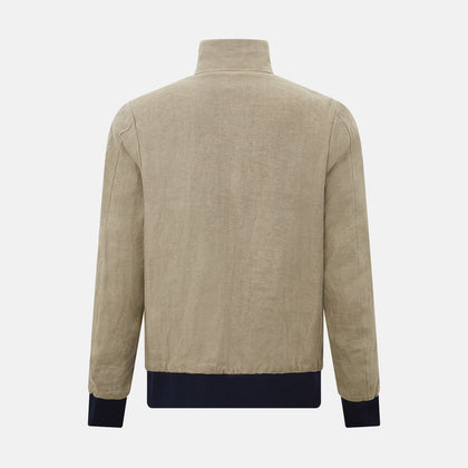 Fairway Sand Golf Jacket in Linen Image 2