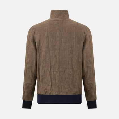 Fairway Pinecone Golf Jacket in Linen Image 2