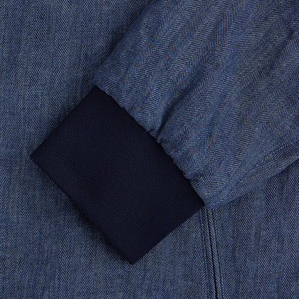 Fairway Denim Golf Jacket in Linen Image 3