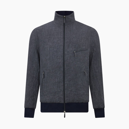 Fairway Ash Golf Jacket in Linen Image 5
