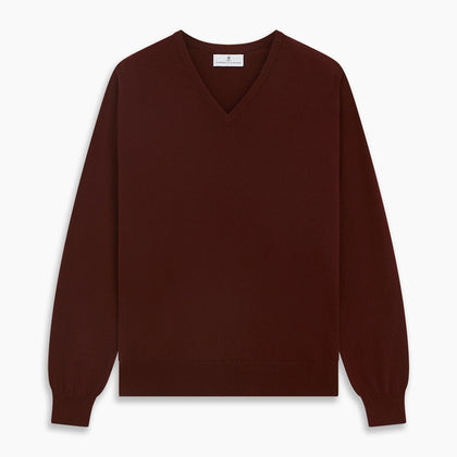 Port Cashmere V-Neck Jumper Image 4