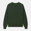 Green V-Neck Cashmere Jumper