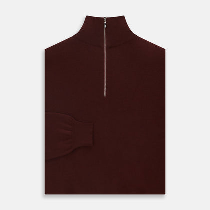 Port Cashmere Half-Zip Jumper Image 2