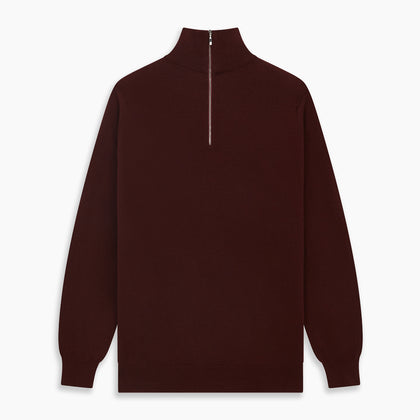 Port Cashmere Half-Zip Jumper Image 4