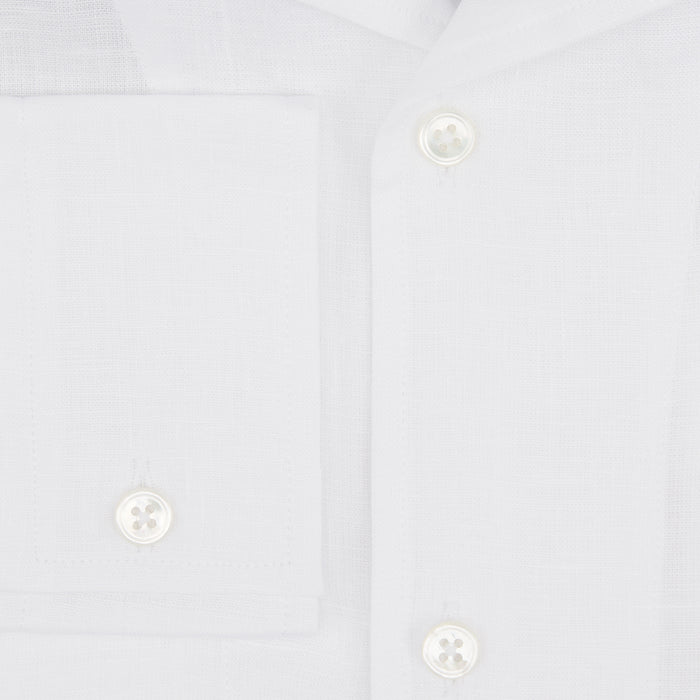 White Linen Nightshirt Image 3
