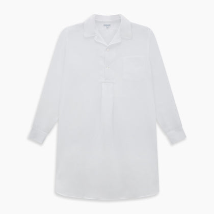 White Linen Nightshirt Image 5