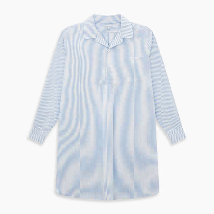 Pale Blue Bengal Stripe Nightshirt Image 5