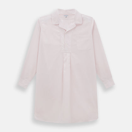 Pale Pink Bengal Stripe Nightshirt