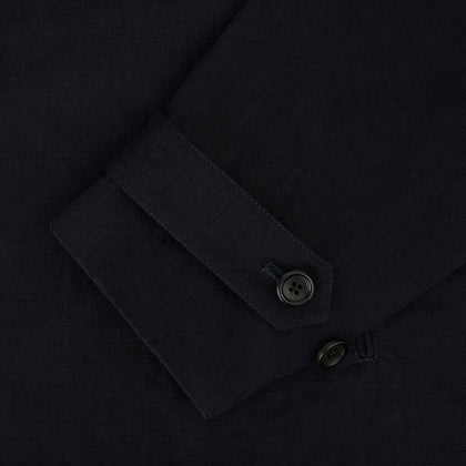 Navy Short Albert Trench Coat Image 3