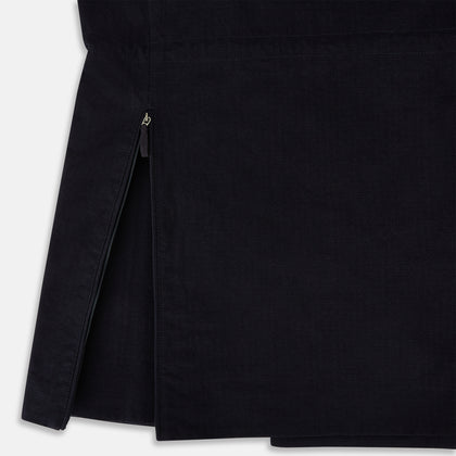 Navy Short Albert Trench Coat Image 5