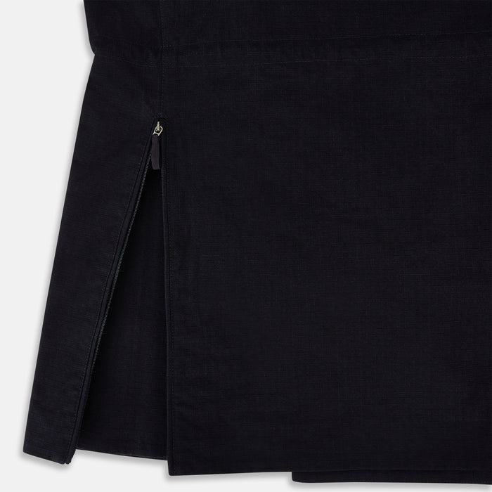 Navy Short Albert Trench Coat Image 5