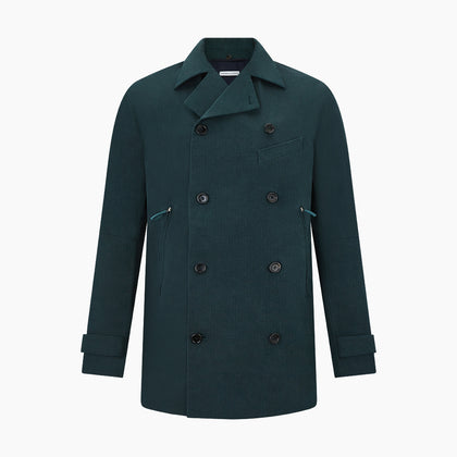 Forest Green Short Albert Trench Coat Image 6