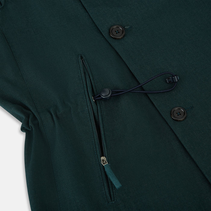 Forest Green Short Albert Trench Coat Image 4