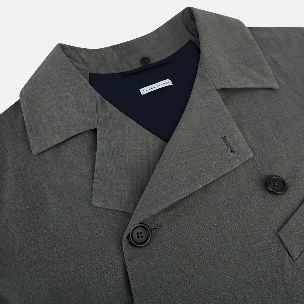 Shadow Grey Short Albert Trench Coat 54