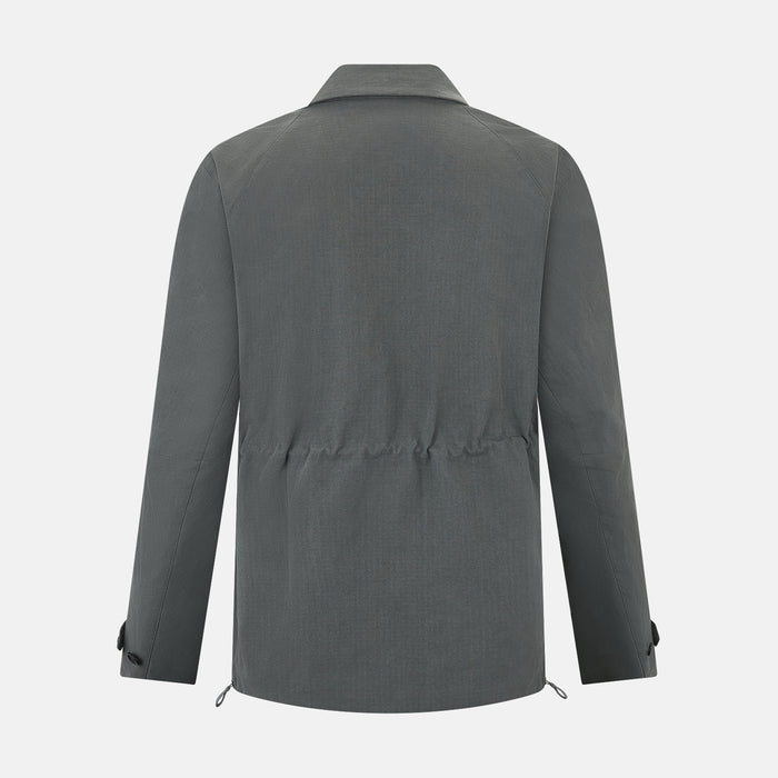 SHORT DB TRENCH COAT SHADOW GREY Image 2