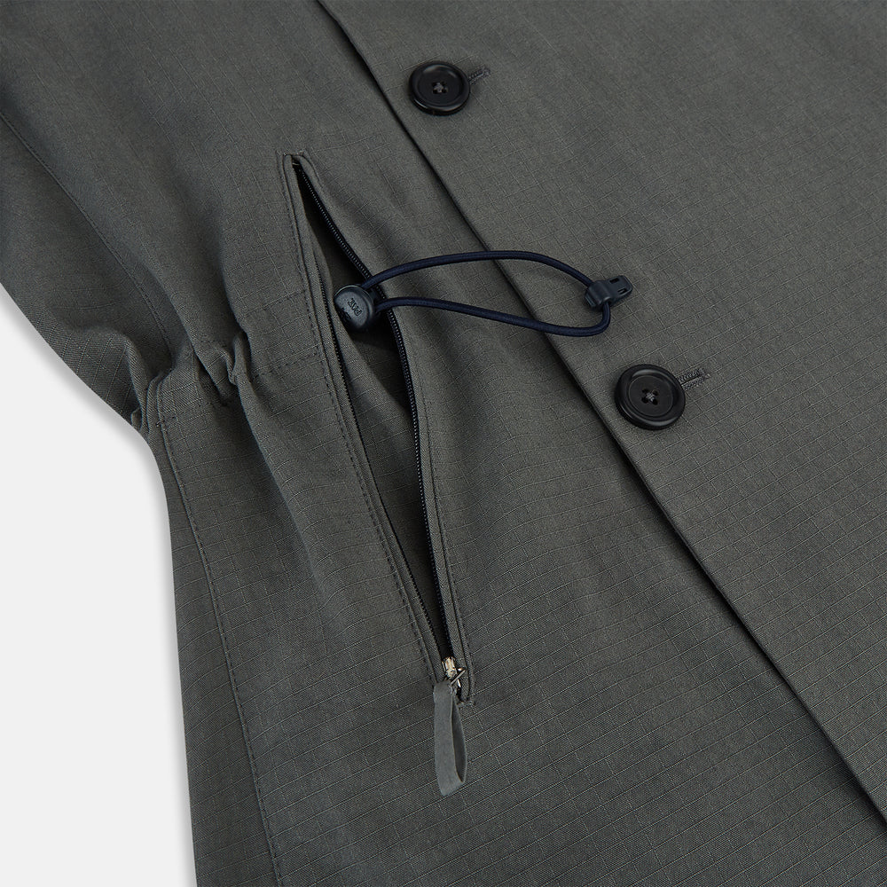 Shadow Grey Short Albert Trench Coat 54