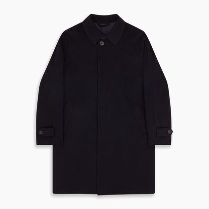 Dark Navy Cashmere Storm System Smith Coat Image 4