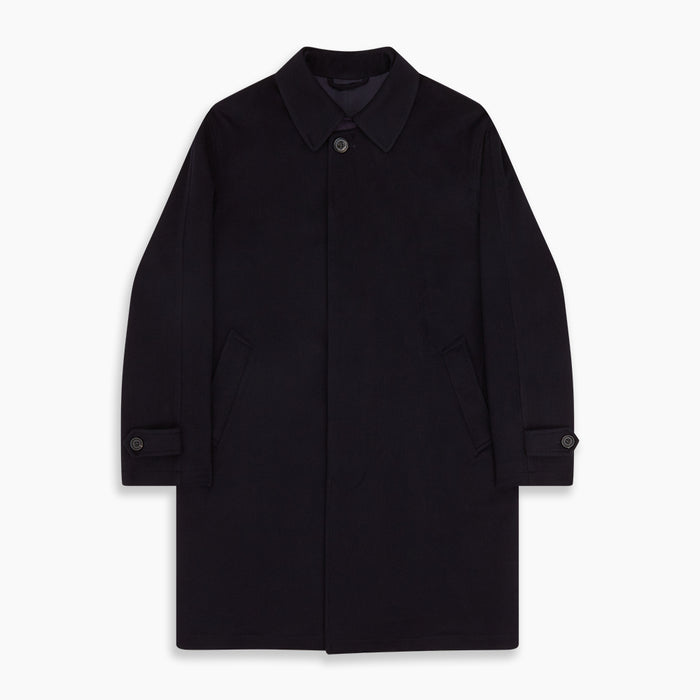 Dark Navy Cashmere Storm System Smith Coat Image 4