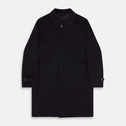 Dark Navy Cashmere Storm System Smith Coat