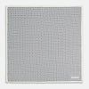 View 4 of product A white silk pocket square from Turnbull & Asser UK, featuring a floral pattern and discreetly finished with the brand’s logo in one corner, this Floral White Pocket Square is neatly folded to showcase both its design and craftsmanship.